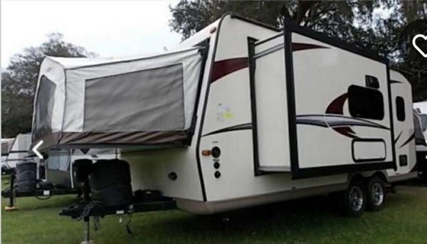 2015 FOREST RIVER ROCKWOOD ROO 21 Hybrid Travel Trailer ...