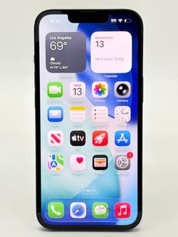 Sprint/T-Mobile Apple iPhone 13 A2482 128GB BH92% Midnight - Cracked Screen