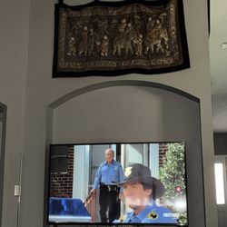 Vintage XL Large Hand Made Tapestry Burmese Kalaga Thailand