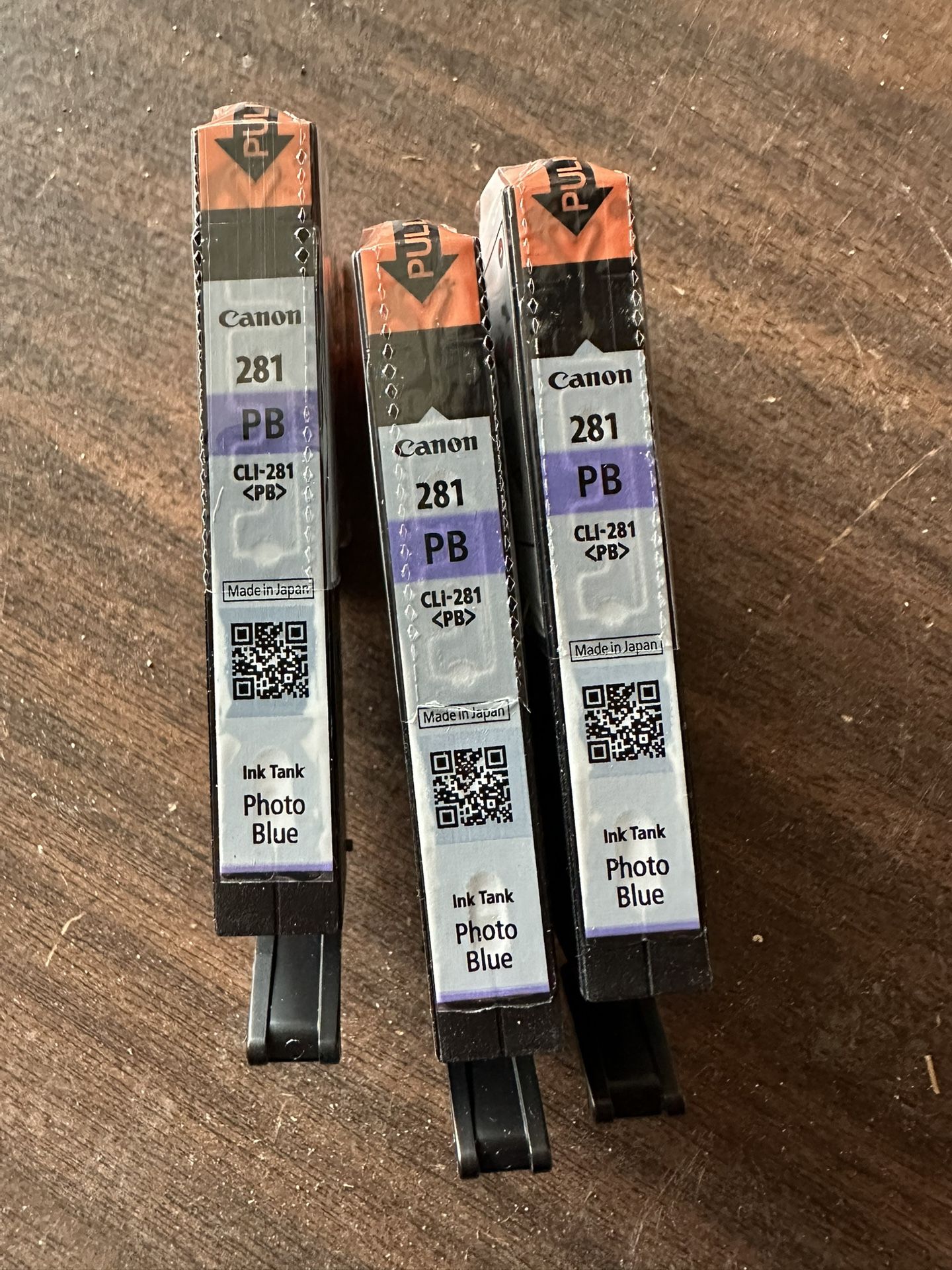 CANON CLI-281 genuine photo blue ink tank