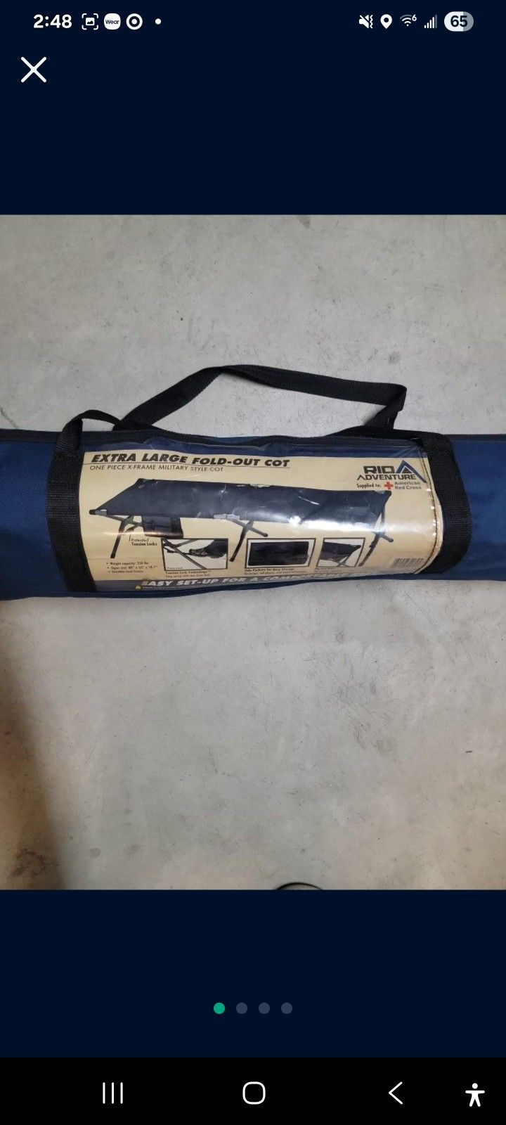 Extra Large Fold Out Cot