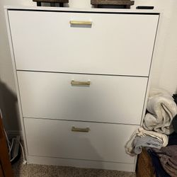 Flip drawer Shoe Storage