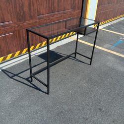 Pick Up Only! Glass Top Desk