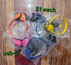 Kids wired head phones usb-C