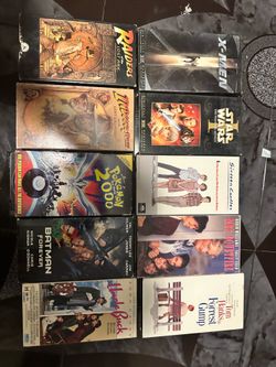 VHS tapes $5 each