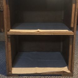 Wooden Box Shelves