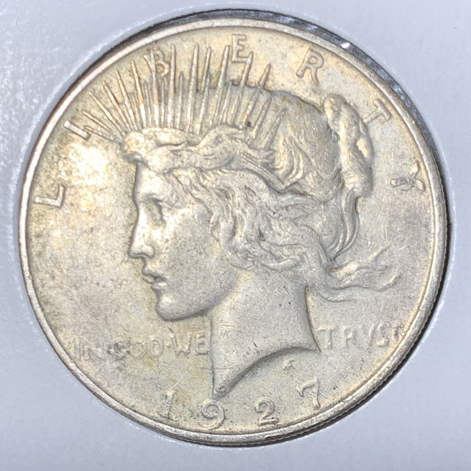 1927 D Peace Silver Dollar EXTREMELY FINE ~ SCARCE!!!