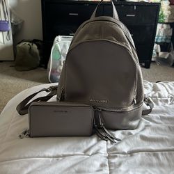 Michael Kors Wallet And Backpack