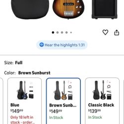 5 String Bass With Amplifier 