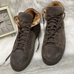 BORN Men's Brown Suede Leather Casual Boots Size 11 M