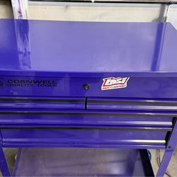 30 inch 4 drawer tool box purple