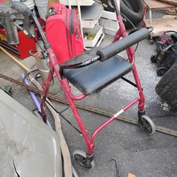 Mobility Walker With Seat
