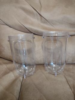 2 Magic Bullet Replacement 16oz Blender Cups New