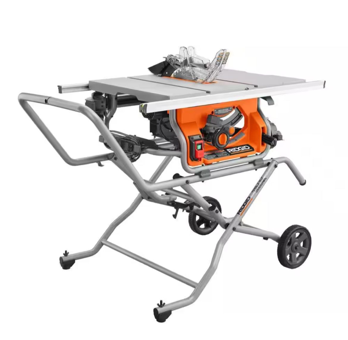 RIDGID 15 Amp 10 in. Portable Corded Pro Jobsite Table Saw with Stand