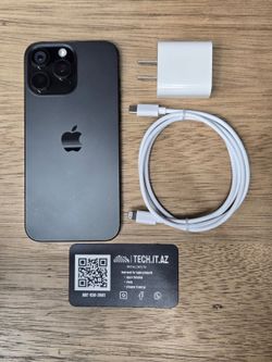 📱 iPhone 16 Pro Max | 256GB | Black Titanium | Cricket Only | Hablo Español