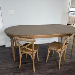 Restoration Hardware (RH) French Empire Play Table and 2 Chairs