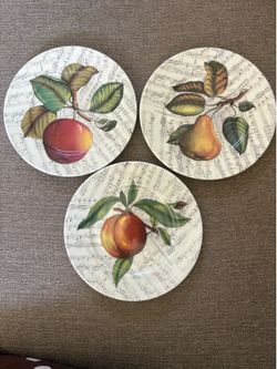 Music Notes/ Fruit Plates