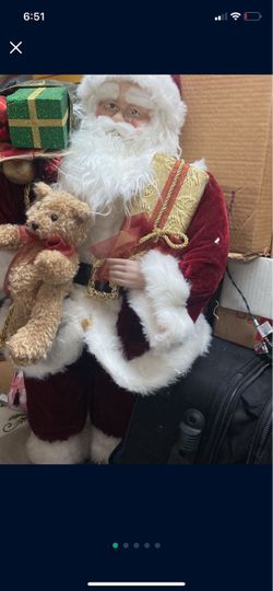 Large Santa Claus Christmas Figurine Decoration