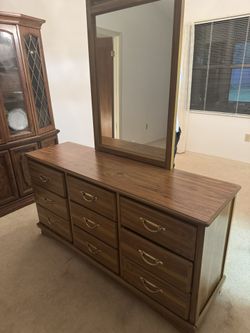 King Size Bedroom Set – Solid Wood + Pillow Top Mattress (Full Set)