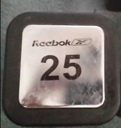 Reebok 25lb square dumbbell