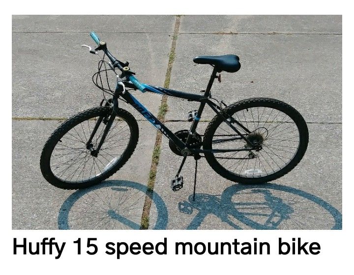 huffy 15 speed mountain bike