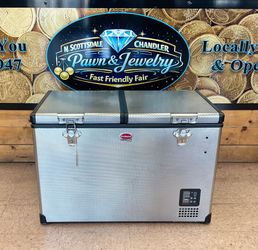 SnoMaster Stainless Steel AC/DC Fridge/Freezer