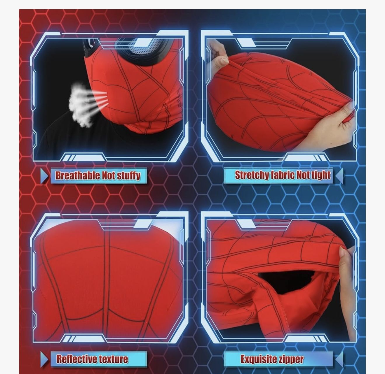 Spiterman Mask In Box New