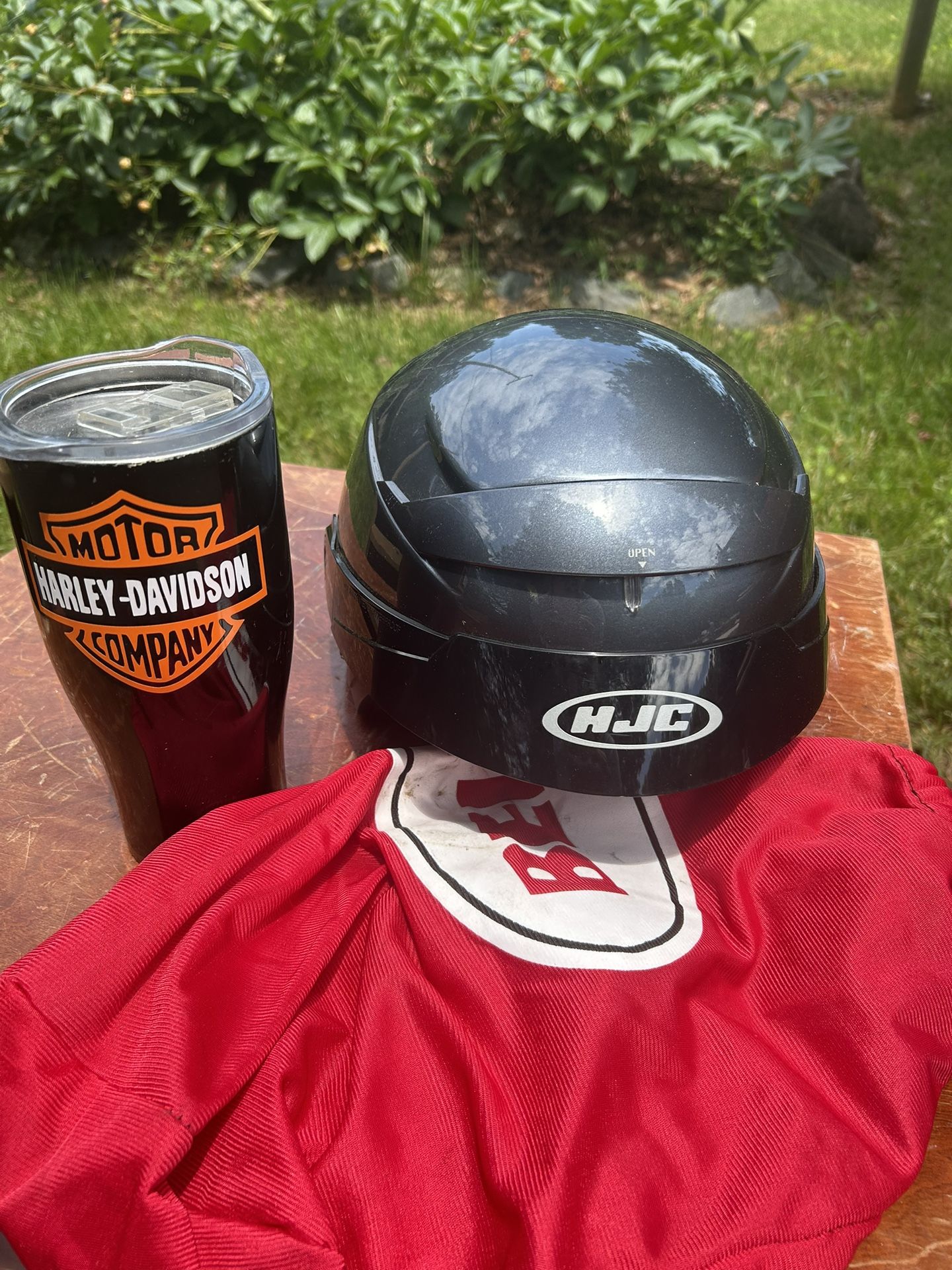 Harley Davidson Open face HJC Helmet New