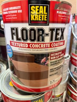 Seal Krete Floor Tex BrownTextured Concrete Coating