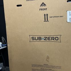 New In Box Sub Zero Built In 48” Wide Refrigerator Panel Ready