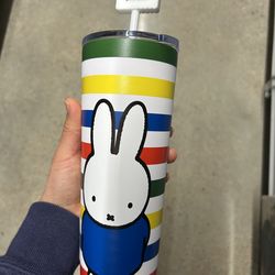 NWT Licensed Miffy Tumbler with signature straw