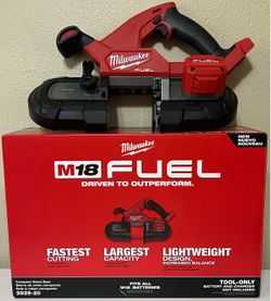 New Milwaukee M18 FUEL  Brushless Cordless Compact Bandsaw (Tool-Only)