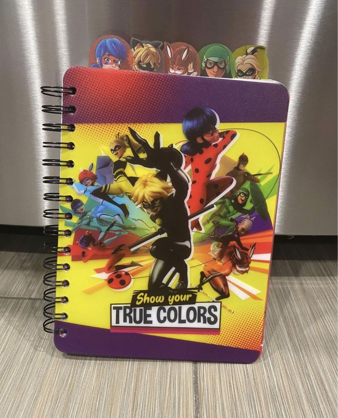 5 Tabbed Miraculous Ladybug Notebook