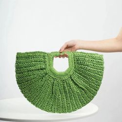 Green Straw Bag $18