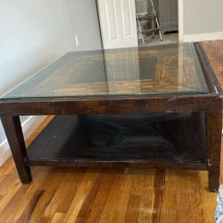 Glass Top Coffee Table