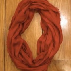 Apt 9 Infinity Red Scarf With Fringe