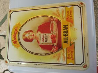 Vintage Kellogg's All Bran Tin