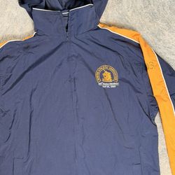 Vintage 1999 Boston Marathon 103rd Men's Hooded Zip Windbreaker Woodlake