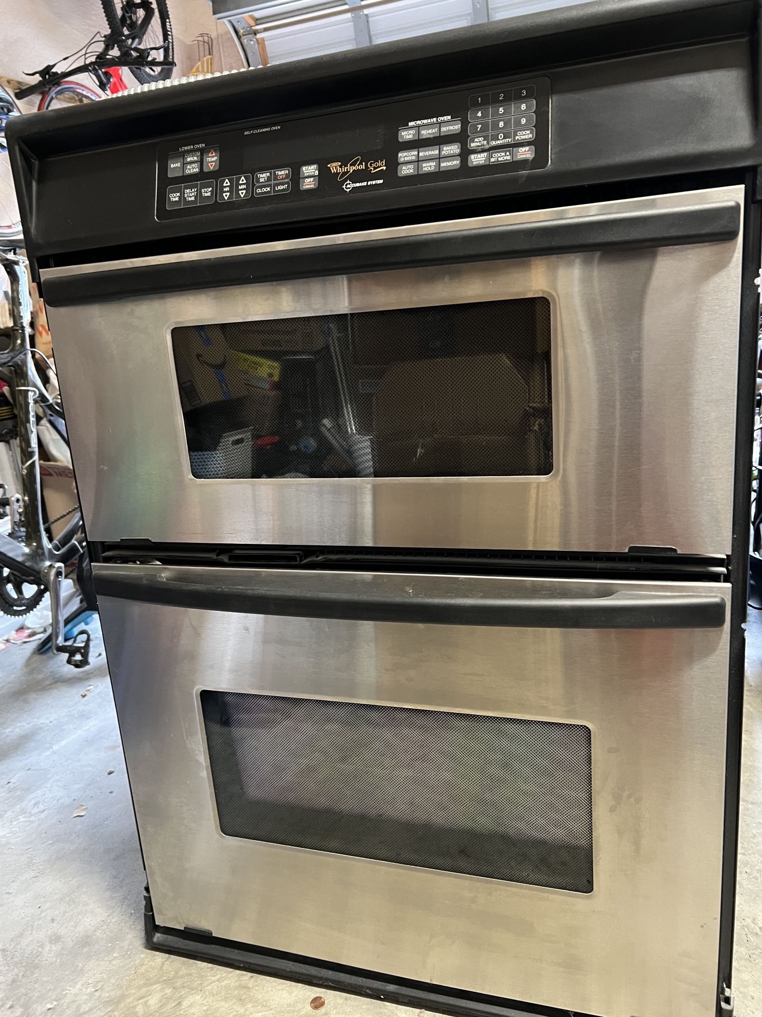 Whirlpool Gold Microwave Over Oven