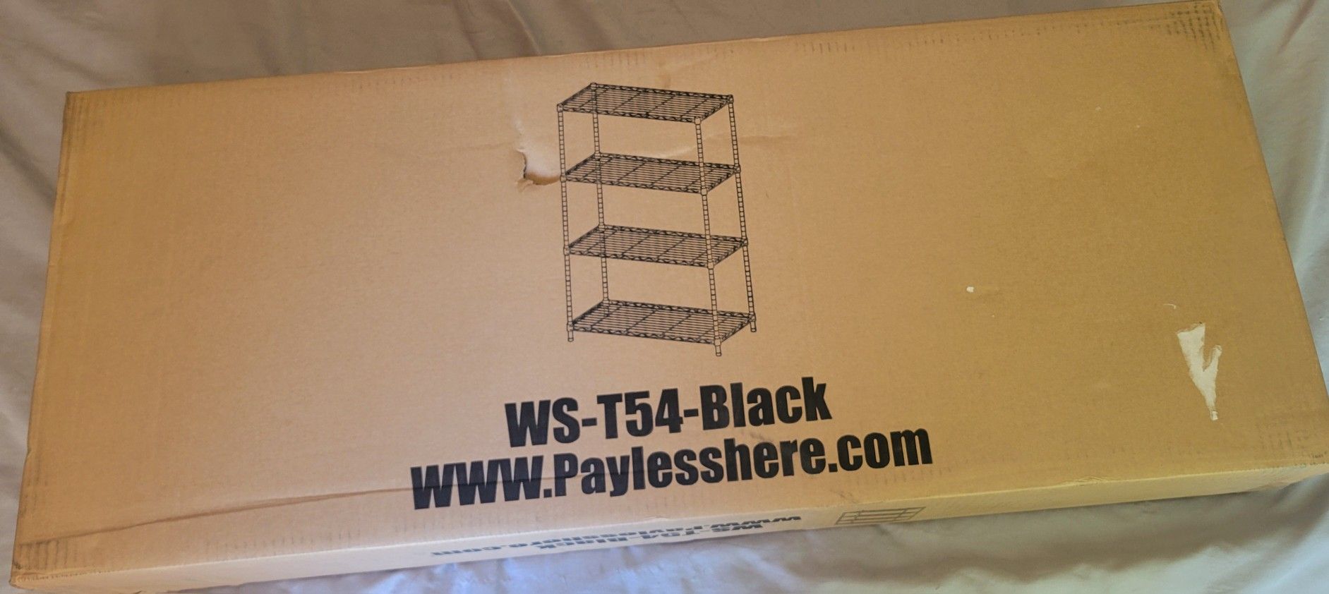 4 Shelf Metal Large Storage Shelves
