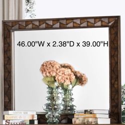 46”Solid wood frame wall mirror