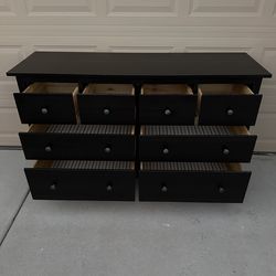 Black 8-Drawers