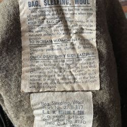 WW2 Sleeping Bag