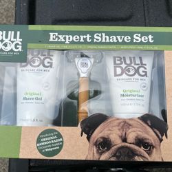 Bull Dog Expert Shaving Kit, new in box 
