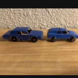 Vintage Tiny Tootsie Toy Cars And Tiny Black Sedan