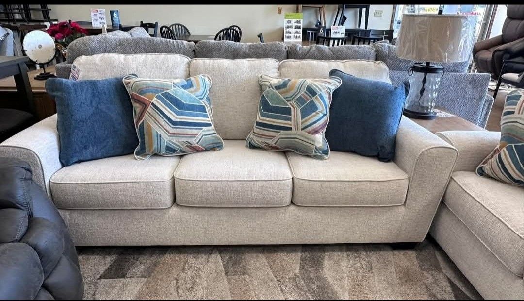 AP🎉 2 Piece, Sofa And Loveseat - Color Options// Financing & Delivery