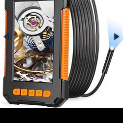 1080P HD Borescope Inspection Endoscope Camera, 4.3'' Screen/8mm Cable