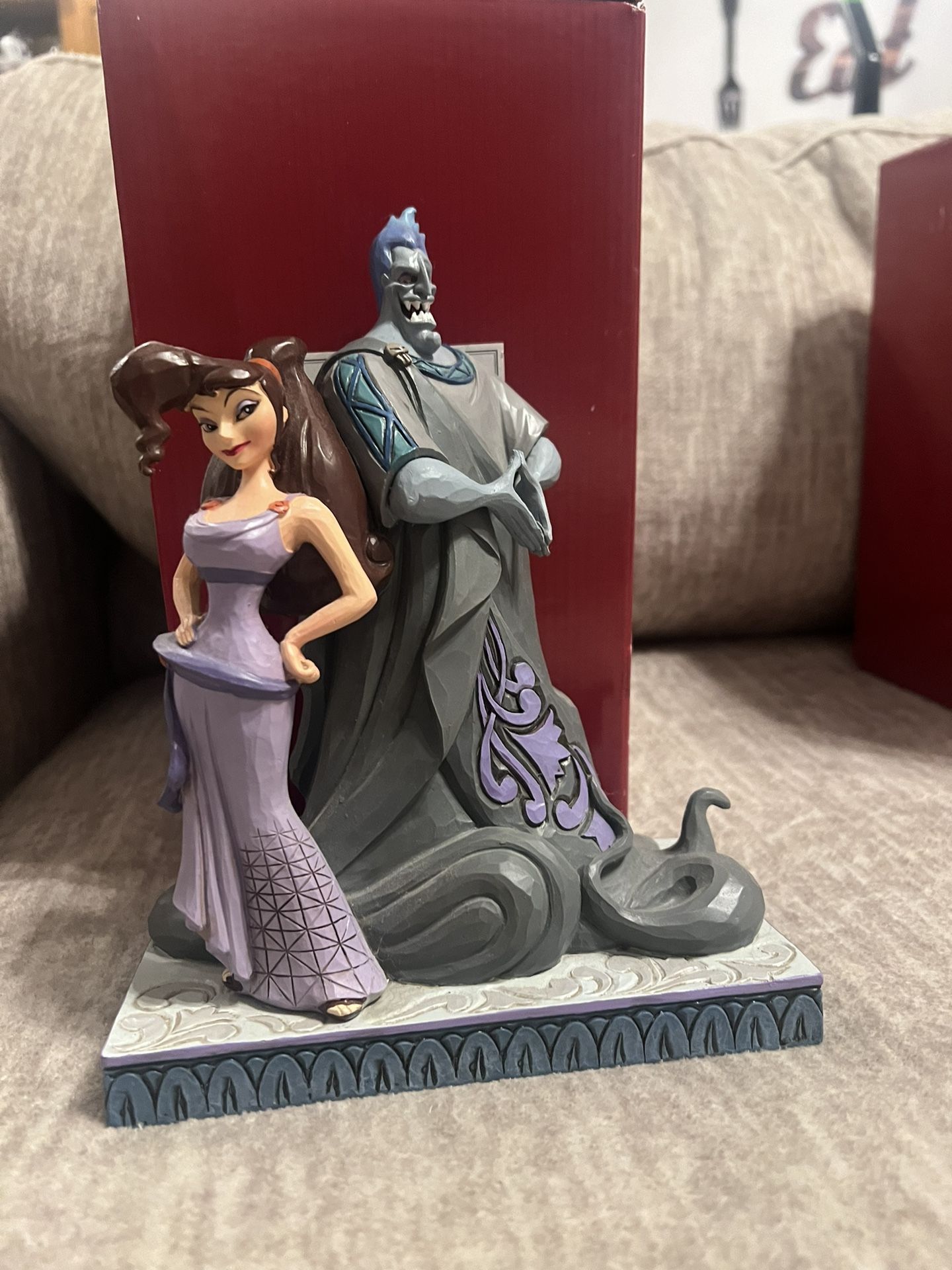 Disney Jim Shore Hercules Meg & Hades Figurine