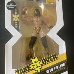 WWE SETH ROLLINS Mattel Elite NXT Takeover Wrestling Action Figure 2017