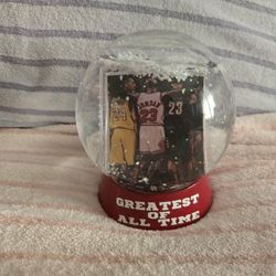 Kobe, Michael Jordan, LeBron Globe 